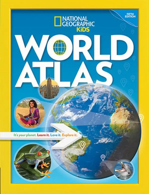 USED-National Geographic Kids World Atlas, 5th Edition by Kids, National (Hardcover)