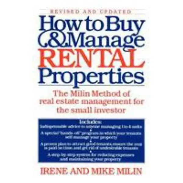 USED-How to Buy and Manage Rental Properties by Milin, Mike (Paperback)