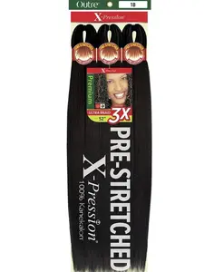 X-Pression 3X Pre-Stretched Braid 52"  (1 Pack)