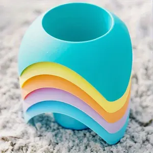 5-Piece Beach Vacation Essentials Set, Includes Drink Cup Holder & Coasters, Outdoor Water Bottle Accessories, Drinking Gadgets, Drink Holders, Perfect for Women Adults Family Friends