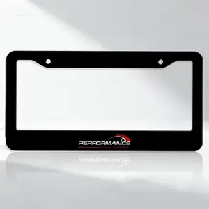 Performance Motors License Plate Frame – Black Slim Car Tag Cover USA