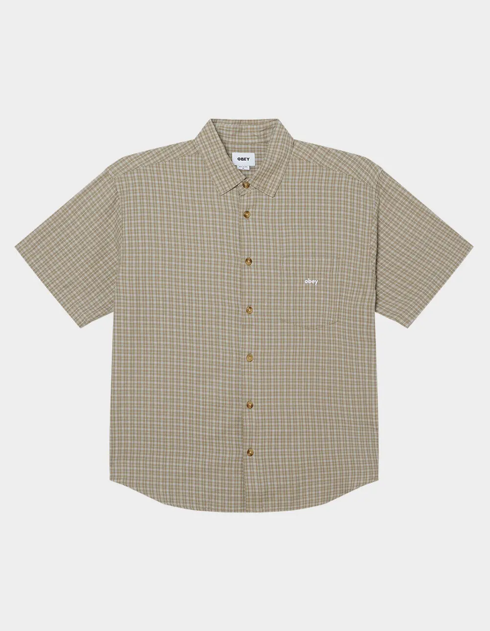 OBEY Bigwig Ian Mens Button Up Shirt
