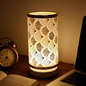 Creative Vintage USB Powered Warm Light Night Lamp Led Nightlight, Eye Protection Lighting, Fashion Simple Decorative Illumination for Bedroom Office Side Table, Atmosphere Lamp, Ambient Decor Lighting