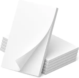 6-Pack 3x5 Easy-Tear Blank Mini Notepads, Compact Office & Art Stationery with Compact Form, Small Writing/Scratch/Server Pads for Office Use