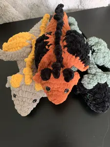 Crochet dragons handmade