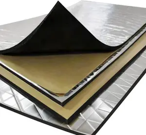 Premium Car Fireproof Sound Deadener & Heat Insulation Mat - 197 Mil 10.76 Sqft Self-Adhesive Soundproofing Material for Doors, Floors, Trunks, and More