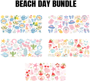 BEACH DAY UV DTF BUNDLE