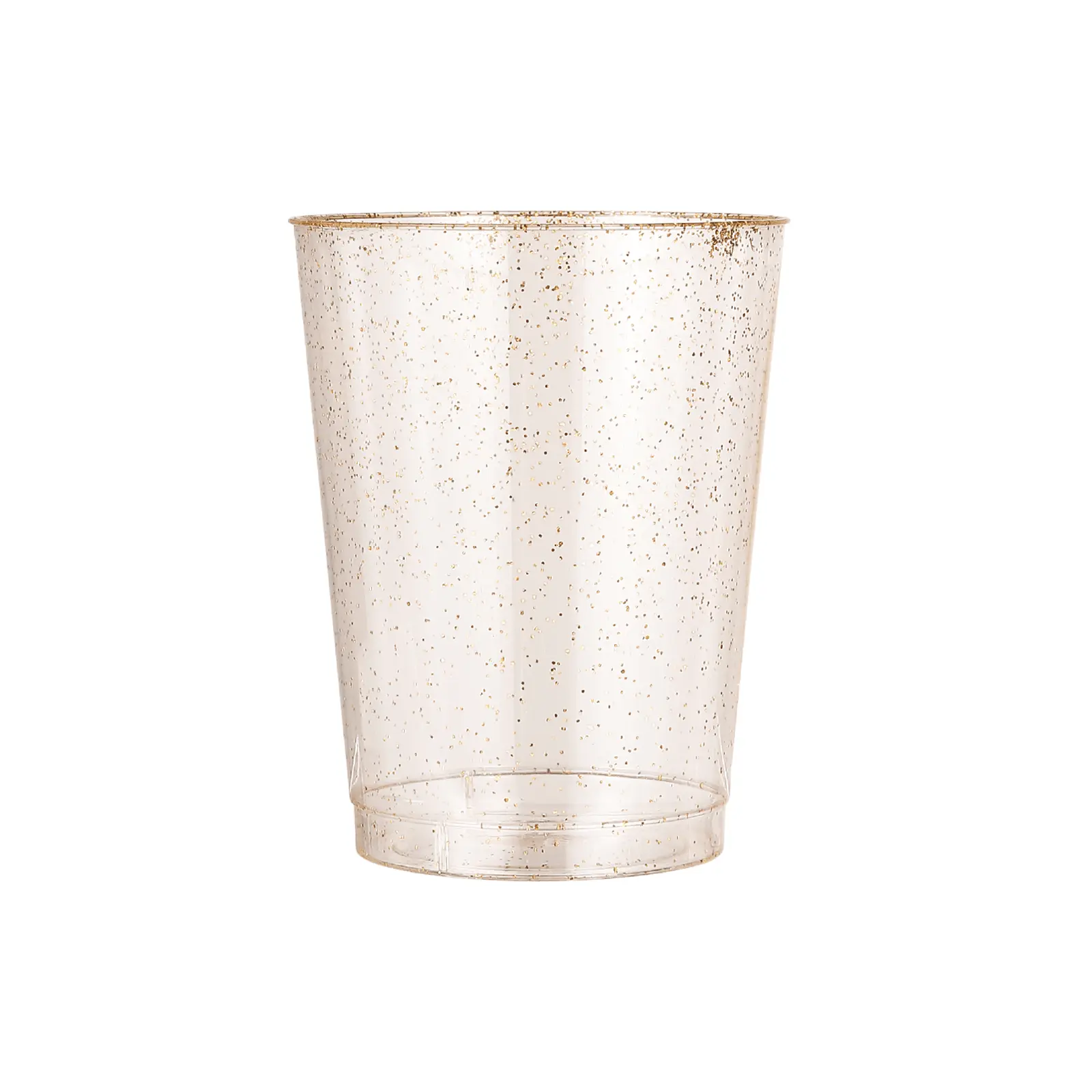 Gold Glitter Cups - Plastic Cocktail Cups - 9 oz, 10 oz, 12 oz & 14 oz