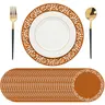 Mexican Paper Placemats 32/50 Pcs Cielito Lindo Disposable Round Table Mats 13 Inch Lightweight Doilies for Cinco de Mayo Taco Tuesday Fiesta Baby Shower Birthday Bridal Shower