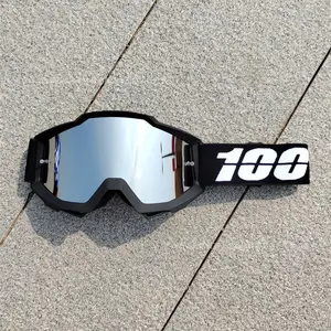 100% Motorcycle Goggles – Off-Road Dirt Bike, Downhill MTB, Ski & Snowboard Protective Eyewear, Helmet Compatible, Anti-Fog & UV ProtectionGift