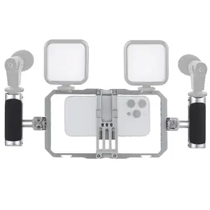 EONIX Universal Phone Cage Kit, Smartphone Video Rig Kit with Handles, Handheld Filmmaking Stabilizer, Cellphone Camera Stabilizer for Vlogging and Videography Compatible with Most iPhone Android Phones, Camera