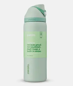 Owala Summer Paradise Water Bottle 24oz/32oz  Stainless Steel Insulated Tumbler Leak Proof Straw Bottle Travel Sports Cup for Gym School & Daily Hydration