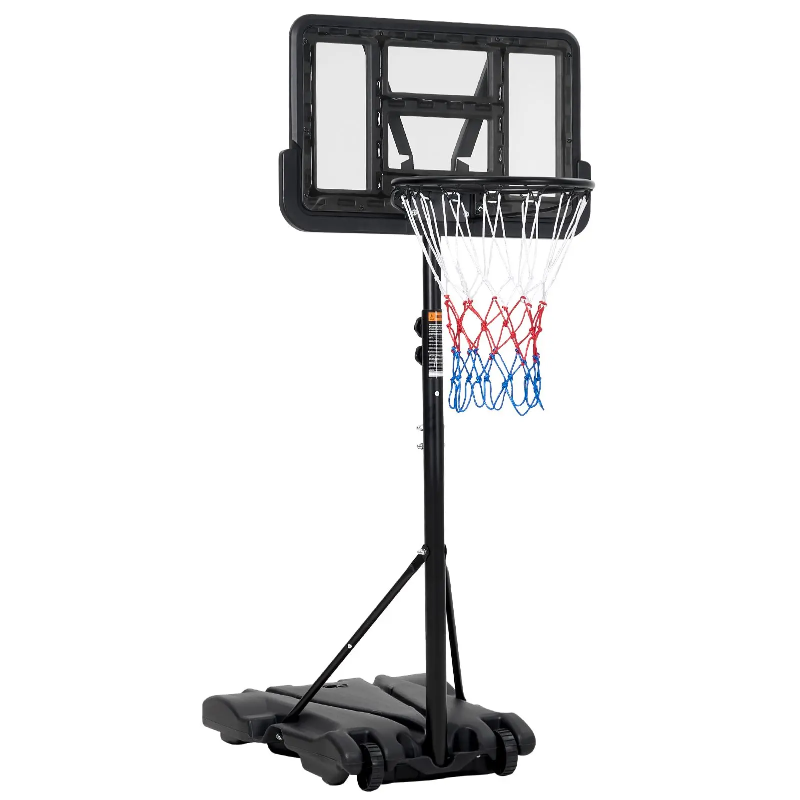 【GARVEE】Portable Adjustable Basketball Hoop System with 28in Backboard for Indoor and Outdoor Use, Height Adjustable from 5 to 7 Feet, Suitable for All Ages and Swimming Pool Play