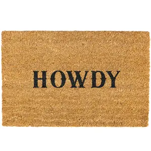 Howdy Door mat, Funny, Decorative Mat, Who You Are, Welcome Mat, Funny Welcome Mat, Go Away Non-slip, Indoor, Outdoor, 10Merch