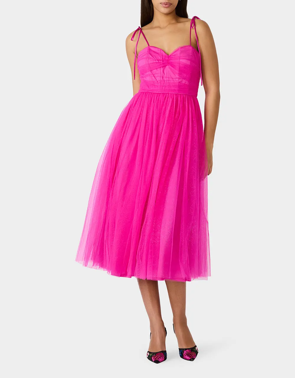 GLITTER TULLE MULTI MAGENTA