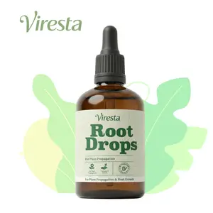 VIRESTA Root Drops - Rooting Hormone for Cuttings Propagation Drops, Propagation Plant Drops to Promote Healthy Root Growth for Faster Roots & Less Shock Works in Water, Soil, LECA for All Houseplants