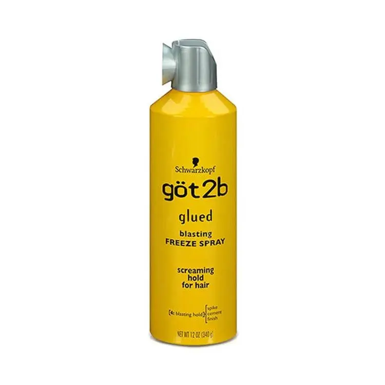 got2b Glued Blasting Freeze Hair Spray, Extra Strong Hold Hair Styling Product for Long-Lasting Rock-Hard Styles, 12 oz, Hair Styling Products