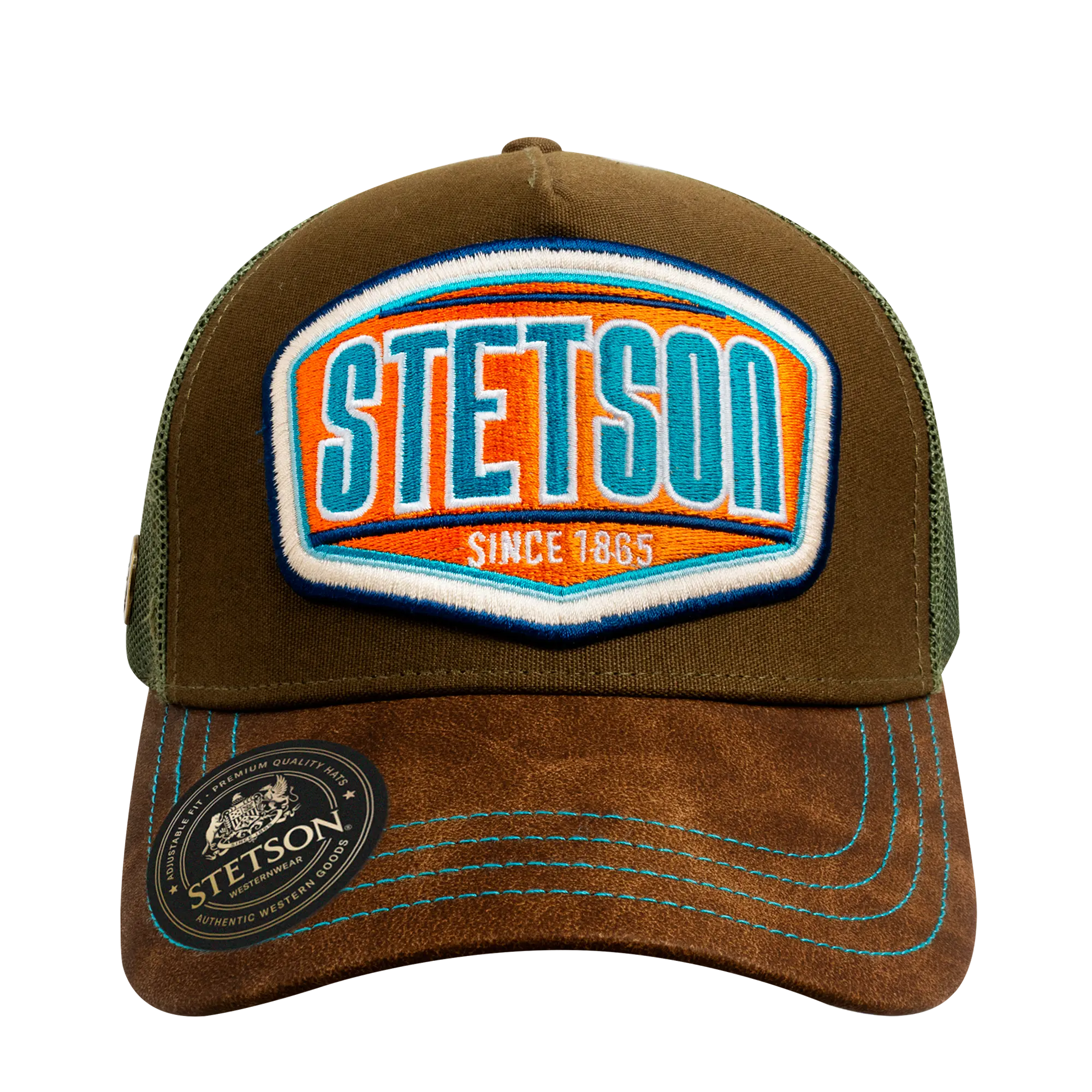 Authentic Stetson Trucker Hat – Western Mesh Cap STS17