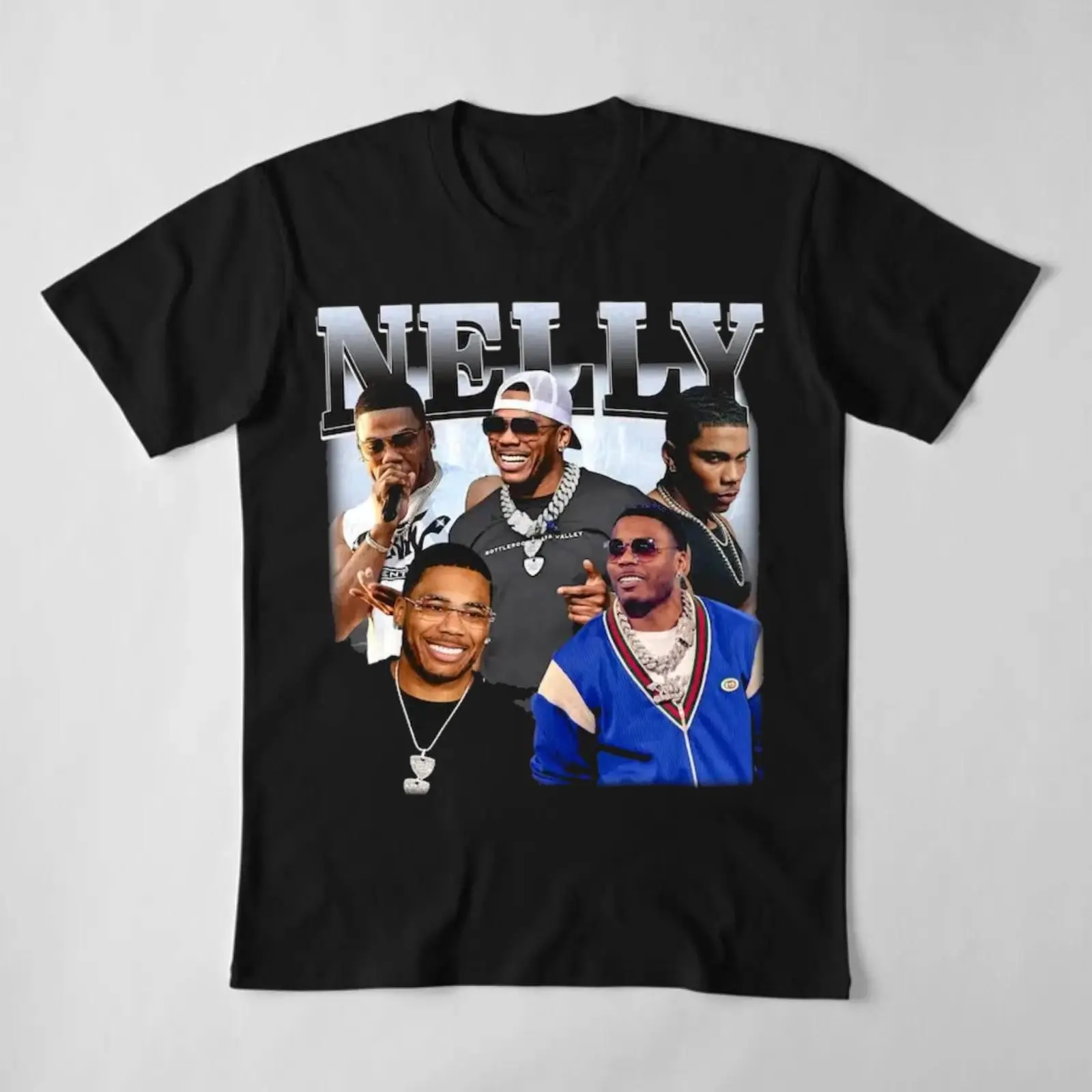 Nelly Rapper Retro 90s Music Fan Gift Homage T-Shirt – Vintage Hip Hop Legend Graphic Tee