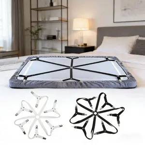 Twelve-Claw Bed Sheet Holder, Six-Sided Non-Slip Clip, Sofa Cover Blanket Fixing Clamp, Universal Anti-Slip Tool for Home Hotel Dormitory