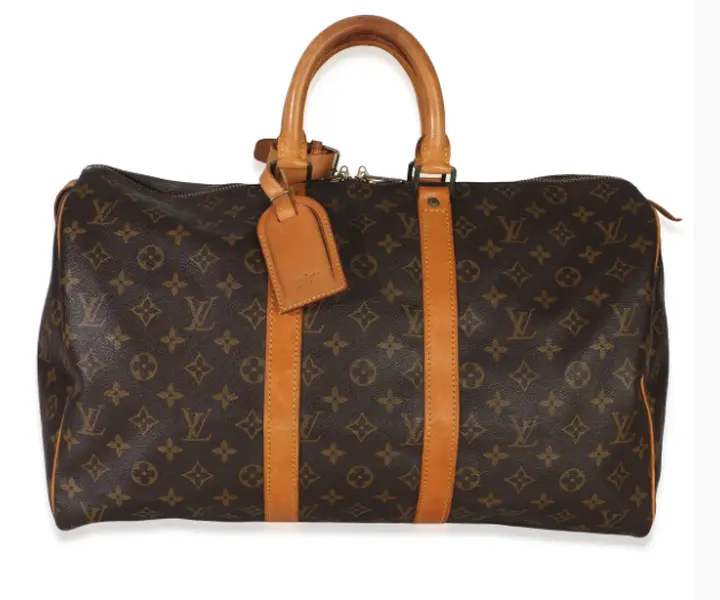 Pre-owned Louis Vuitton Canvas Luggage Monogram Keepall 45