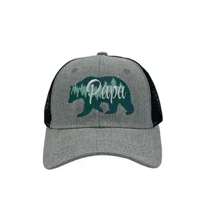 Papa Bear Hat Funny Fathers Day Gift Graphic Cap Funny Hats Sarcastic  Funny Animal  Novelty Caps for Men Standard