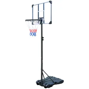 Portable Basketball Hoop Stand with Wheels for Kids Youth Adjustable Height 5.4ft - 7ft Indoor Outdoor Use Basketball Goals Play Set