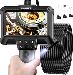 DAxiongmao Endoscope Camera with Light - IP67 Waterproof Borescope Camera with 8 Adjustable LED Lights | 4.3" LCD Screen Borescope | HD 1080P Inspection Cameras with 16.5ft Semi-Rigid Cord Tools for Men Car Scanner Fixed father's day gifts