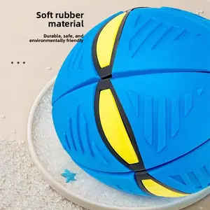 Glowing LED Dog Bounce Ball & Flying Disc – Durable Chew Toy for Boredom Relief & Training