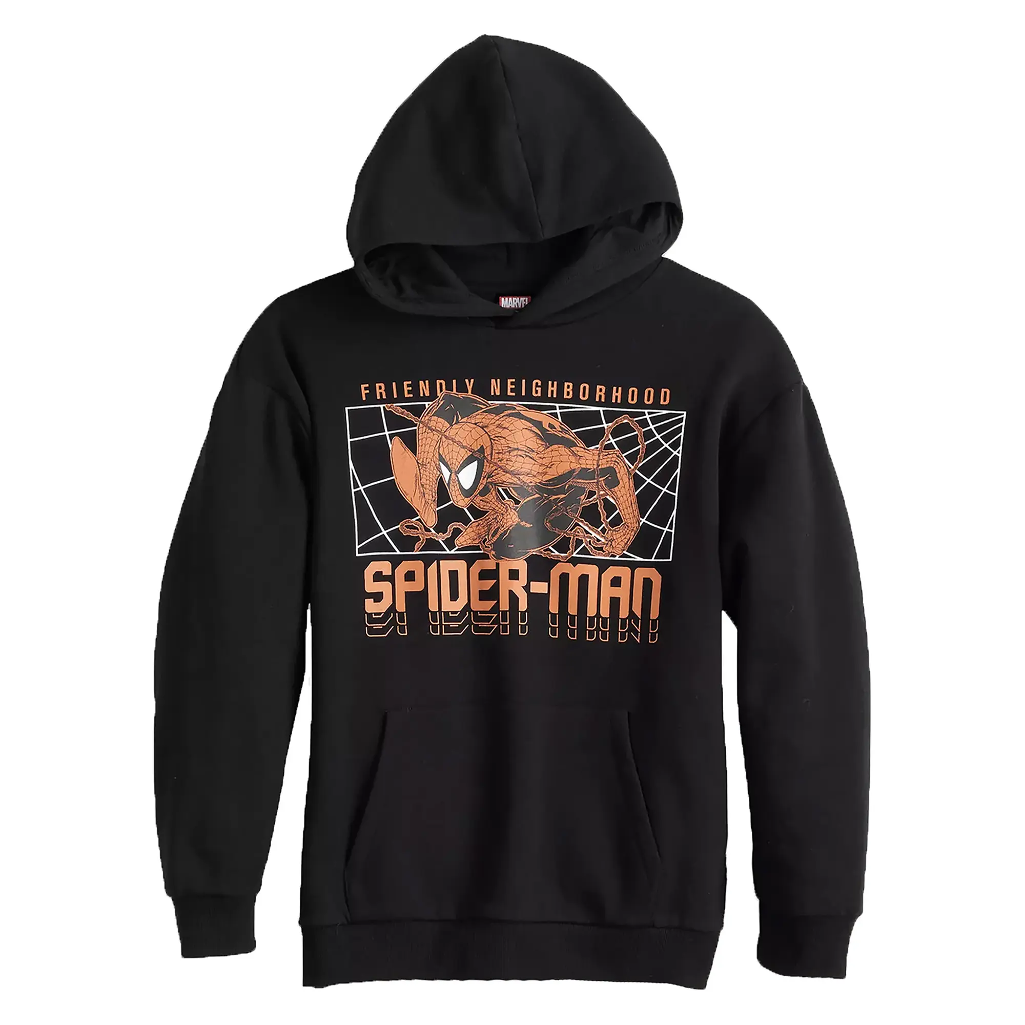 Boys' Spider-Man Hoodie - Friendly Neighborhood Design, Casual Kids' Clothes, Soft Blend Fabric for 9-10 Years
