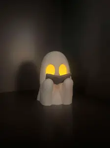 Ghost Reading Tea Light Decor - Elegant Tea Light Decor for Home Decor with Ghostly Charm