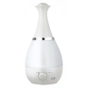 212 MAIN Ultrasonic Humidifier with Aromatherapy Fragrance Diffuser - White, Cool Mist, Stepless Dial