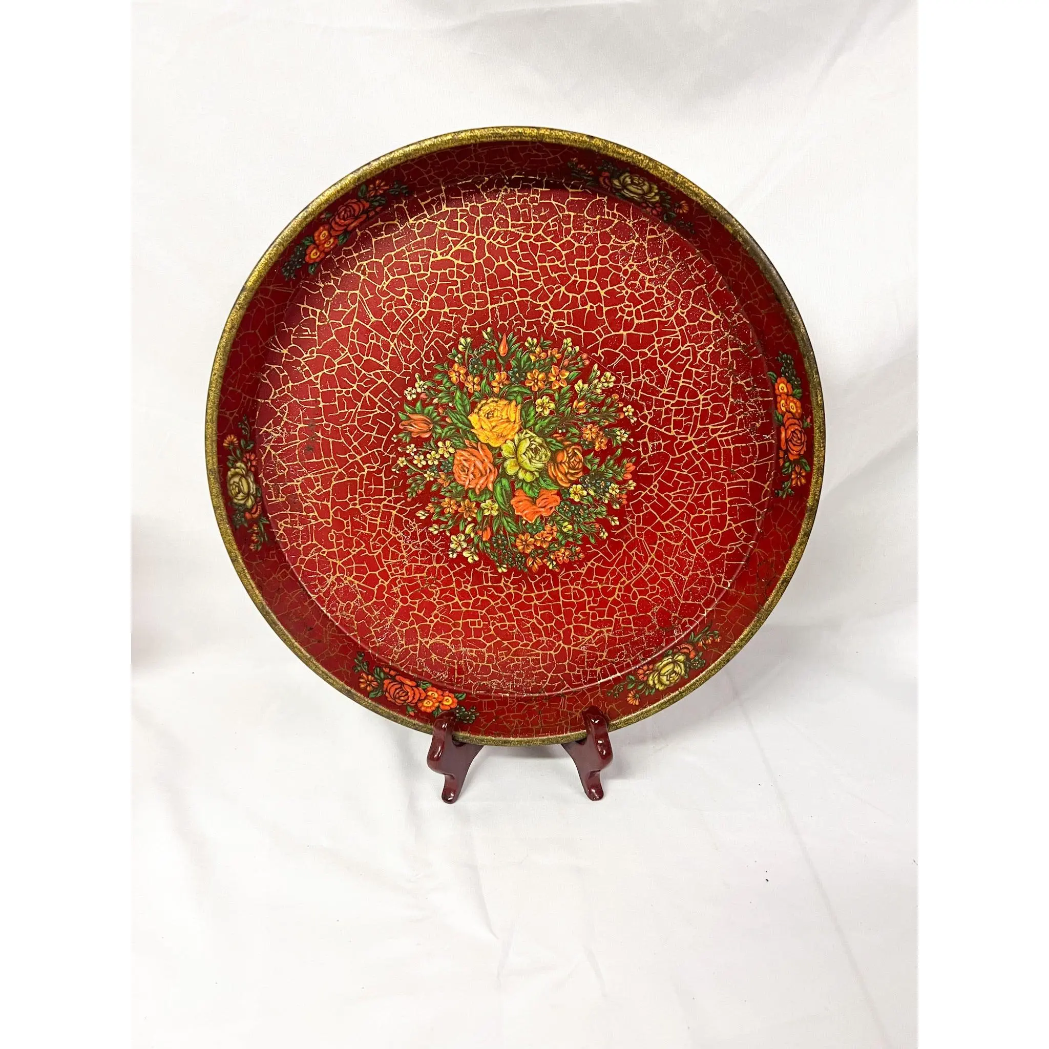 Floral Tin Tray
