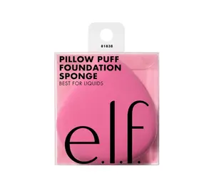 Pillow Puff Foundation Sponge, Bouncy, Ultra-Soft Foam Makeup Sponge For Liquid Foundation, Creates An Airbrushed Finish, Vegan & Cruelty-Free