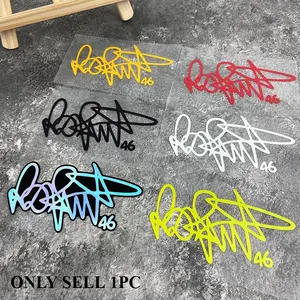 1PC Graffiti Signature Racing 46 Cool Sticker Decals - For motorcycles, car bodies, backpacks. Full of racing graffiti vibe, add personalized logo. A favorite decor for racing lovers! Sticker For Cars