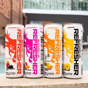Bucked Up Refreshers - Low-Stim Energy Beverage (12oz. Cans) - Case of 12