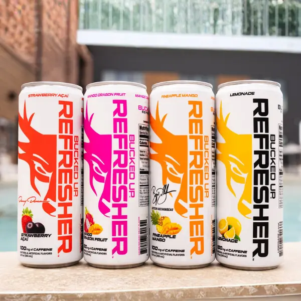 Bucked Up Refreshers - Low-Stim Energy Beverage (12oz. Cans) - Case of 12 Bucked Up Refreshers - Low-Stim Energy Beverage (12oz. Cans) - Case of 12