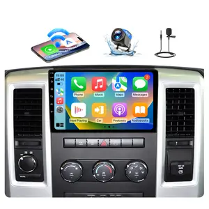 Car Radio Compatible with Dodge RAM 1500 2500 3500 (2009-2012) with 10" Touchscreen, Android 13, 2GB+64GB, Wireless/Wired CarPlay & Android Auto, Bluetooth, GPS, FM RDS, 1080P Backup Camera, SWC Car Video Player Car Audio