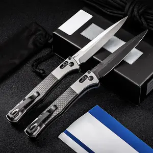 H4170 EDC Folding Knife for Outdoor Survival - Lightweight Carbon Fiber