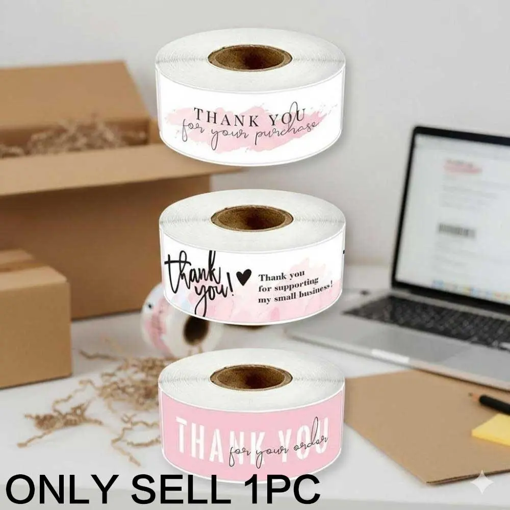 Self-Adhesive Waterproof Seal Stickers, Sticky Label, Gift Labels, Decorative Labels, Gift Stickers Labels For Presents, for Gift Wrapping, Wedding Cards, Holiday Decorations. 3 Designs, 120 Stickers per Roll. Tear-Resistant