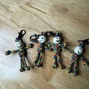 Handmade paracord Little Zipper Pull Keychain Accessory for Bags and Keys