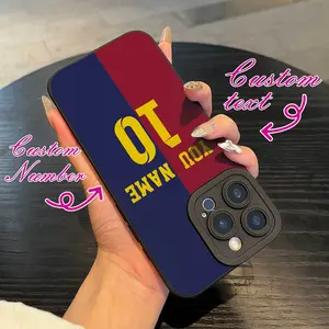 Phone Case - Customized Names, Numbers And Team Name Pattern UV Printing Phone Cover Angel Eyes Phone Case Matt Phone Shell 360 Degree Full Protection for Iphone 11 12 13 14 15 16 Pro Max XR X/ XS 7 8 Plus SE Mini for Smartphone Best Gift Birthday G
