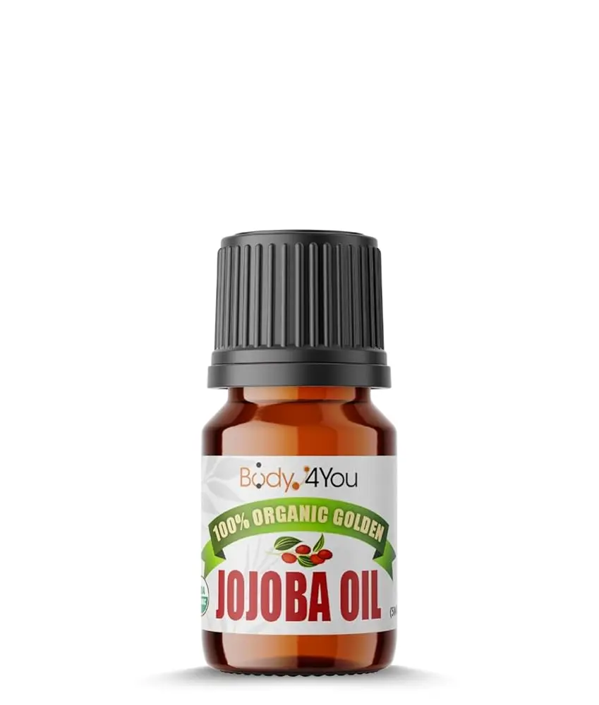 BodyJ4You Organic Jojoba Oil For Piercing Aftercare - Ear, Nose, Lip, Navel - Natural Skin Moisturizer, Pure And Unrefined Wax
