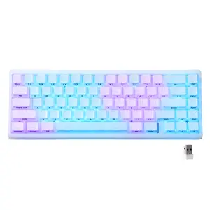 XVX M67 Jadestone Keyboard with IMD-Tech Keycaps, QMK/VIA  Gasket, RGB Hot Swappable, bluetooth