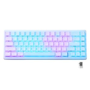 XVX M67 Jadestone Tri-Mode Mechanical Keyboard with IMD-Tech Keycaps, USB-C/ Bluetooth/ 2.4GHz, RGB Backlight, QMK/VIA Gasket, Hot Swappable