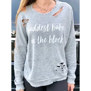 Baddest Babe On The Block Pullover