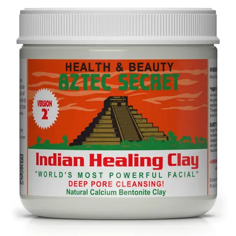 Aztec Secret Indian Healing Clay – 100% Natural Calcium Bentonite, Deep Pore Cleansing Face, Hair & Body Mask – Detox, Skin Care, Facials, Wraps & More (1 lb or 2.2 lbs) Soft Green