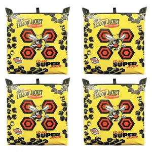 Morrell Super Duper Archery Bag Targets for High-Speed Bows, 4 Pack, Yellow