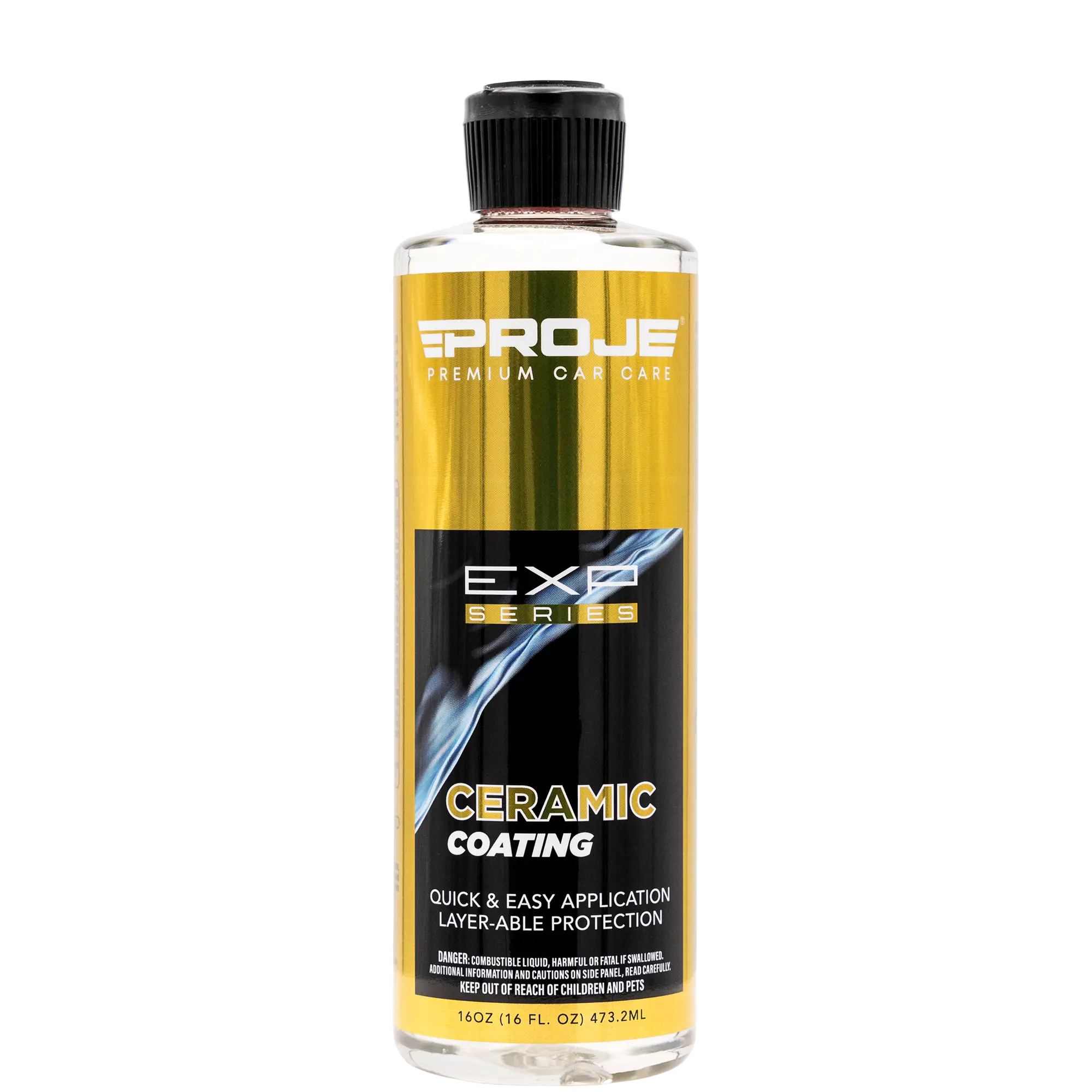 PROJE PREMIUM Car Care DIY Ceramic Coating - Easy-to-Apply SiO2 Coating with 1-Year+ Durability, Safe for All Exterior Car Surfaces