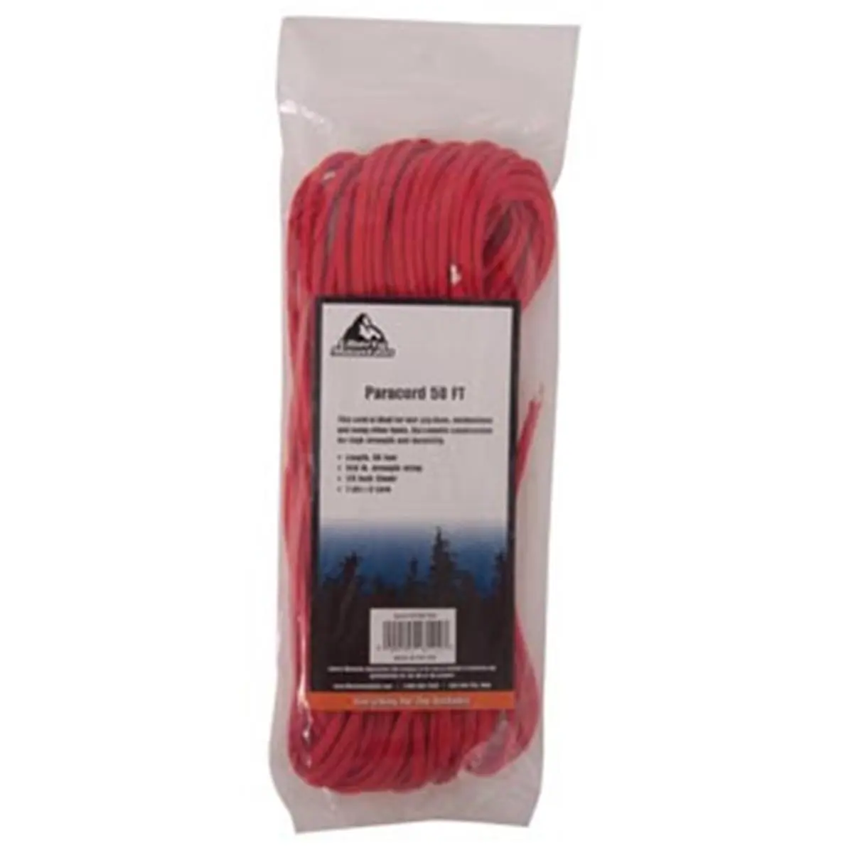 212 MAIN Red Paracord - 50 ft Durable Nylon Synthetic Rope, Multi-Use Rope for Tools & Hardware Applications, Durable Nylon Rope